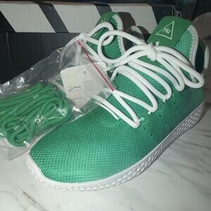 adidas Originals Pharrell PW HU HOLI Tennis Hu Men's Low Top Green/White DA9619